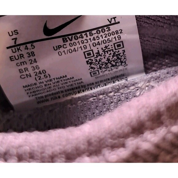 Nike Epic Phantom React Flyknit Icon Clash Gunsmoke Sneakers Womens Size 7 - Picture 7 of 8